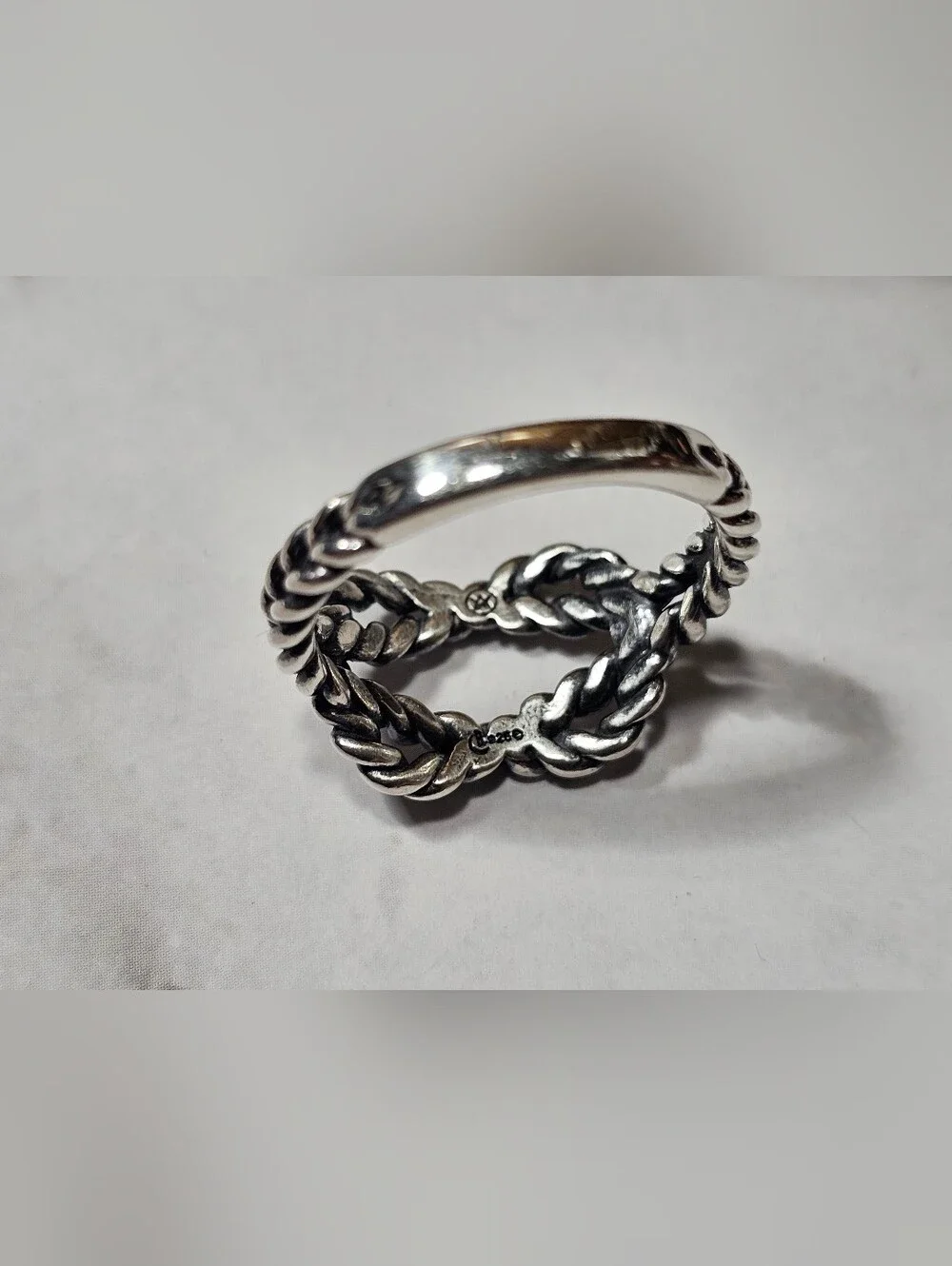 Carolyn Pollack Sterling American West rope Ring